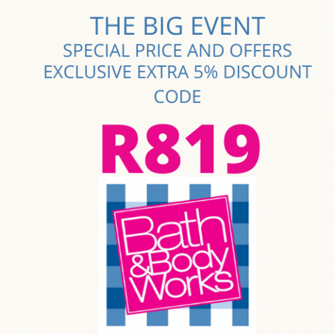 THE BIG EVENT bath and body works promo